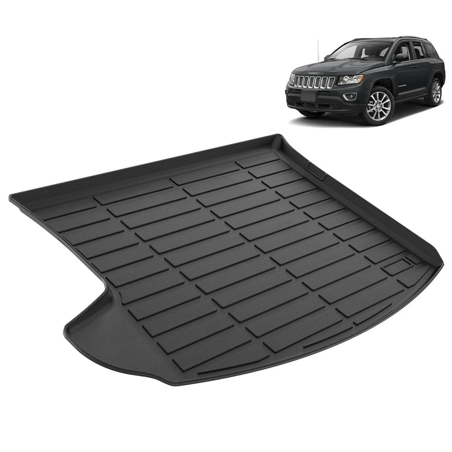 Jeep Compass 2007-2016 Custom Fit TPE Trunk Mat, Waterproof Deep Dish Cargo Liner