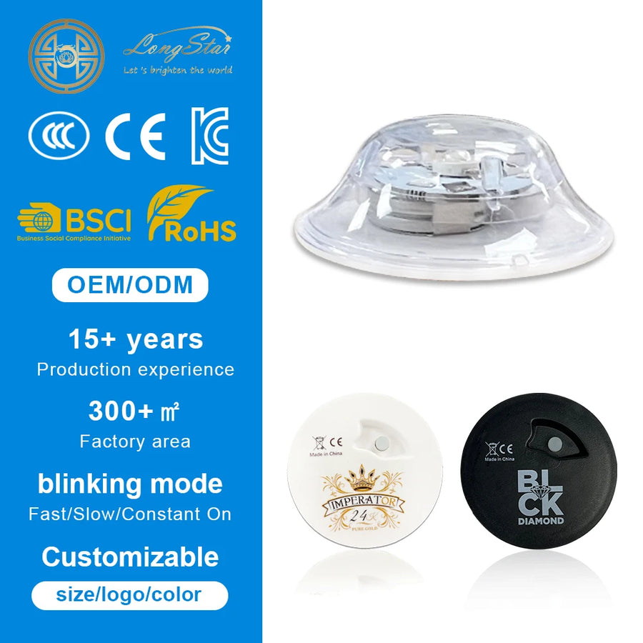 Custom LED Bottle Light with Logo | MOQ 100 pcs