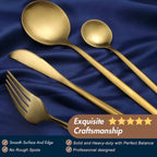 Custom Matte Finish Flatware Set — 7-Day Lead, 100 MOQ, 7 Colors
