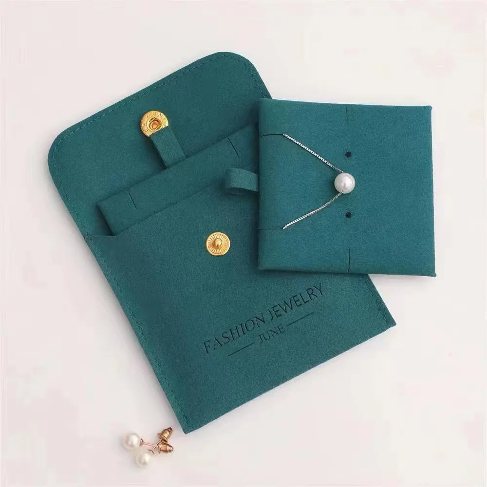 Custom Velvet Jewelry Pouches with Logo | MOQ 100 | 5-Day Lead