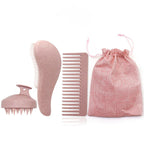 Custom Hair Brush Set with Logo | 50 MOQ | Eco-Friendly