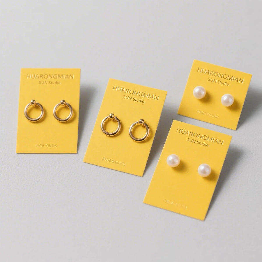 Custom Jewelry Display Cards – Eco-Friendly Cardstock, 7-Day Lead