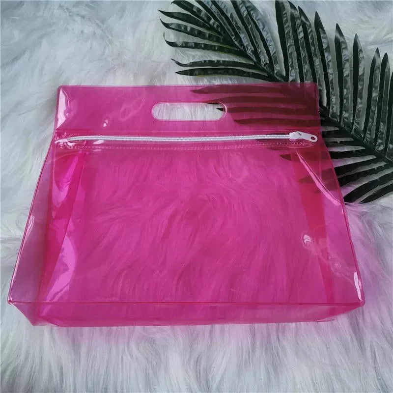 Custom Waterproof PVC Cosmetic Bag | Clear Makeup with Logo