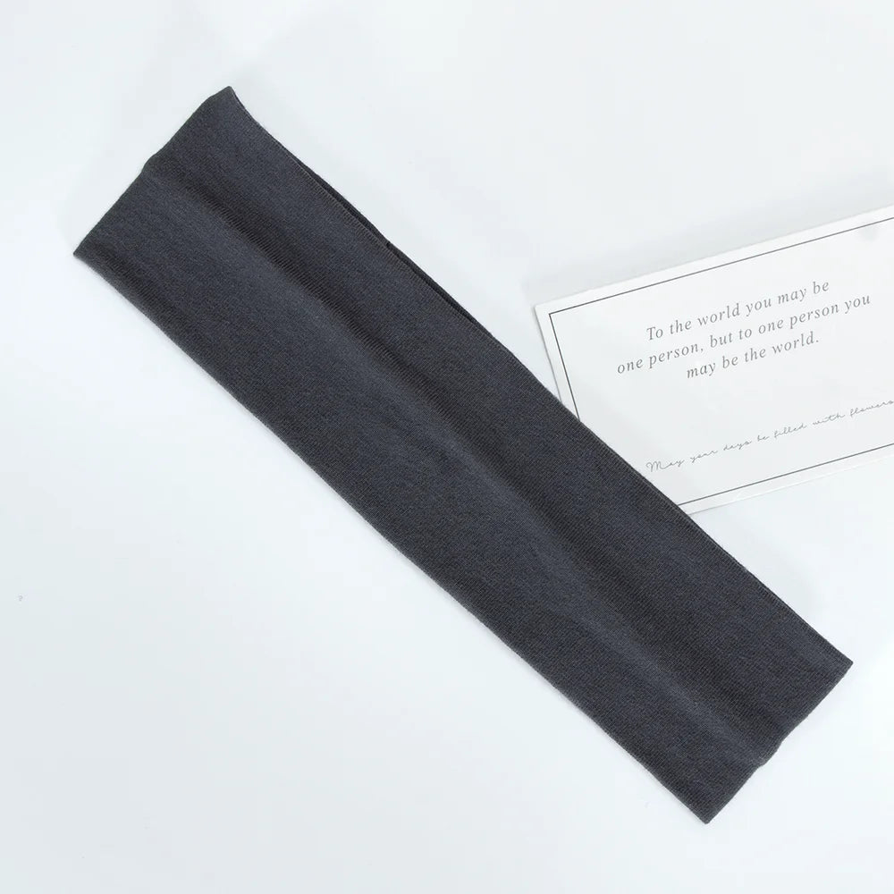 Custom Sports Headbands 7cm | Cotton-Spandex with Logo MOQ 1,000