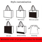 Custom Jute Tote Bag with Logo | 50 MOQ | Eco-Friendly
