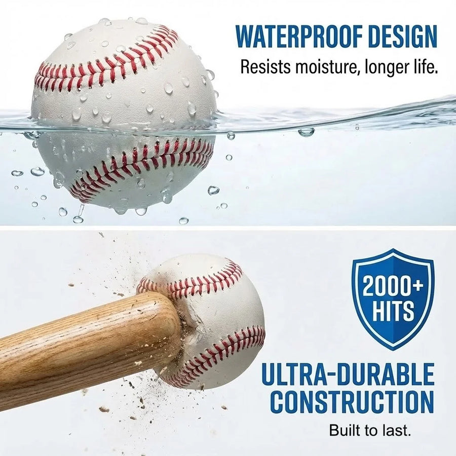Custom Professional Baseball | Full Grain Leather | Bulk Team Orders