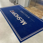 Custom Nylon Nitrile Rubber Entrance Mat | Dust Remove Printing Logo Doormats