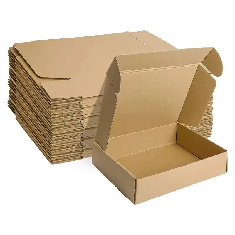 5-Ply Corrugated Shipping Boxes: 500 MOQ, 8-Day Lead, 6-7mm | ISO Certified E-commerce Packaging