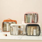 Transparent Window Cosmetic Bag | 100 MOQ | Custom Logo | 14 Day Lead