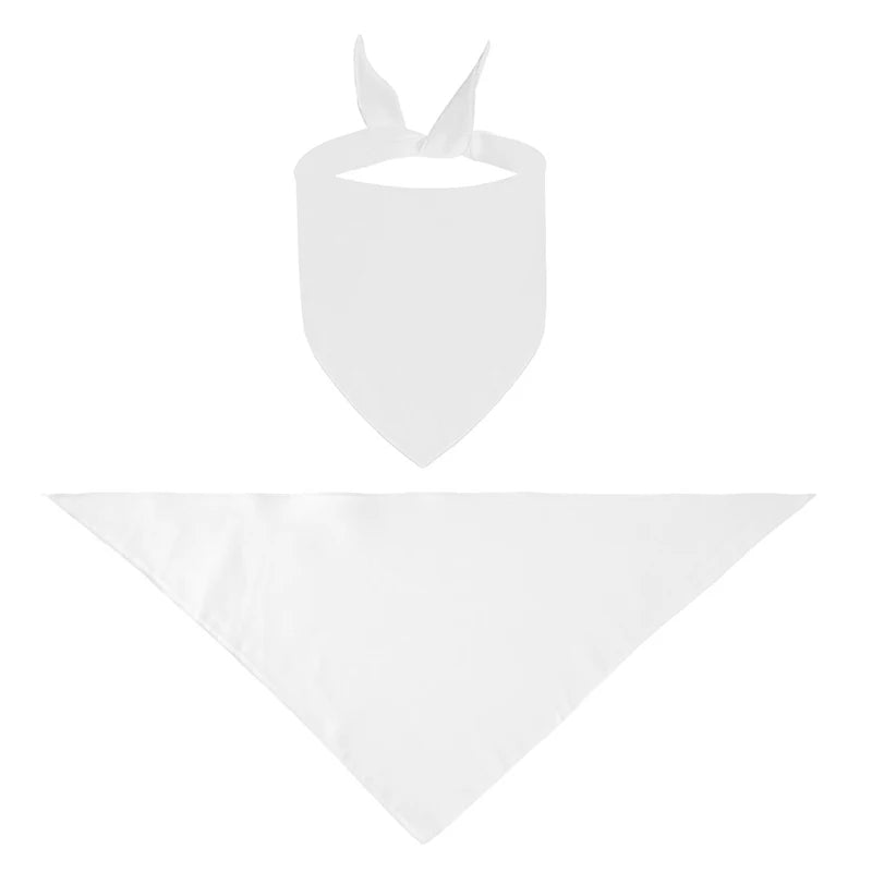 Pet Triangular Bandanas — 15 Colors, 2 Pcs MOQ, Sublimation Printing