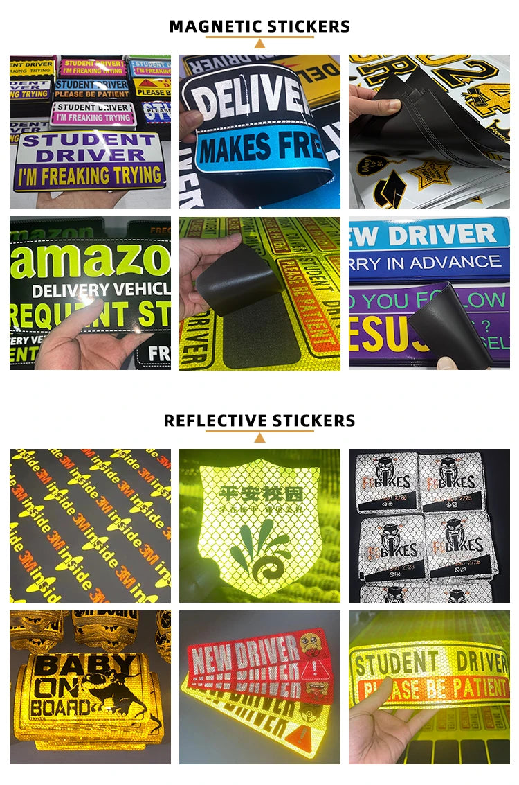 Custom Die Cut Car Decals with Logo | Waterproof Vinyl
