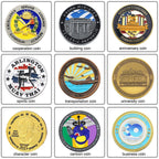 Custom 3D Challenge Coins Zinc Alloy | Gold Silver Plated | 50pc MOQ