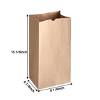 Custom Kraft Paper Bags 100% Recycled | Logo Printing | Restaurant Takeout