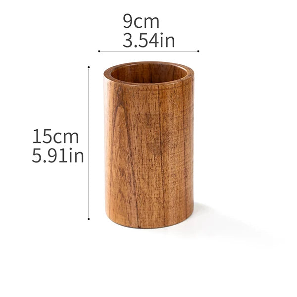 Acacia Teak Wood Utensil Set 9-Piece | Non-Stick | 1 MOQ | Custom Logo