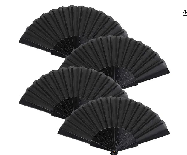 Hot Sale Custom logo Folding Hand Fans 13 Inch Large Folding Bamboo Hand Fan for Wedding