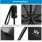 Custom Logo Folding Umbrella — 100 MOQ, 35-Day Lead Time