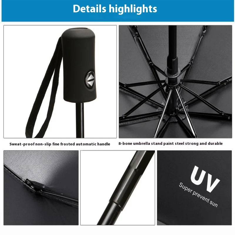 Custom Logo Folding Umbrella — 100 MOQ, 35-Day Lead Time