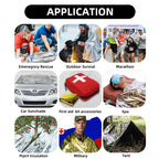 Custom Emergency Blanket 12 Micron | 3,000 Pcs MOQ Mylar Rescue Sheet