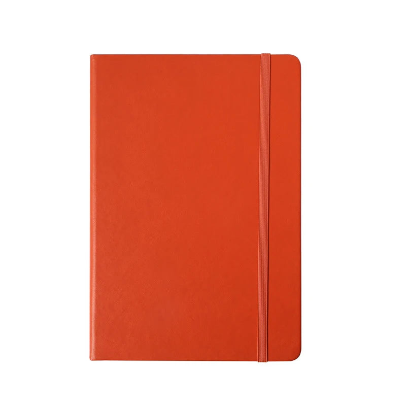 Custom A5 Leather Notebook with Logo | 100 Pcs MOQ Thread-Sewn PU Journal