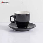 Custom Porcelain Espresso Cups with Logo | MOQ 50 Sets