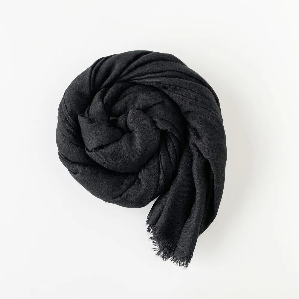 Custom Bamboo Knot Cotton Scarves 180x80cm | 18 Colors | Bulk Boutique Scarves