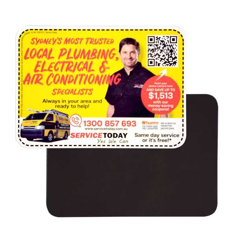 Custom Fridge Magnet 90x65mm | 1,000 Pcs MOQ Business Card Promo