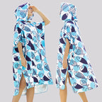 Custom Synthetic Anti-Odor Beach Changing Robe Poncho