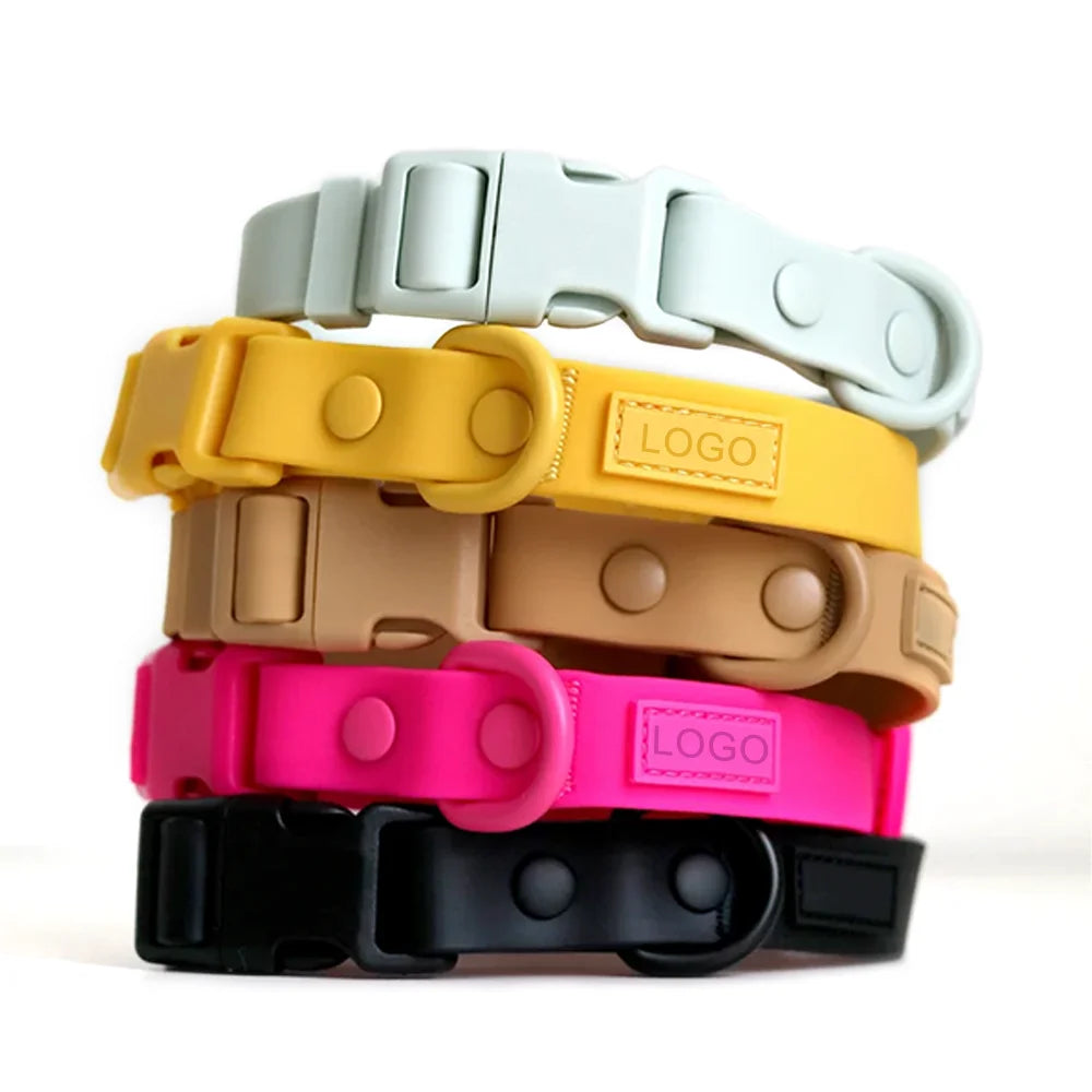 Custom PVC Dog Collar | Waterproof Non-Slip Pet Collar