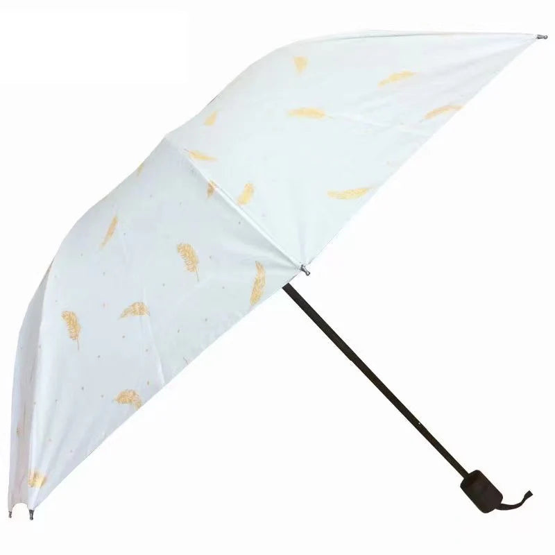 Custom 190T Pongee Umbrella with Logo | 100 MOQ Fully Automatic