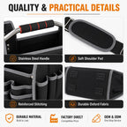 Custom Tool Tote Bags with Logo – Oxford, 30-Tool Capacity