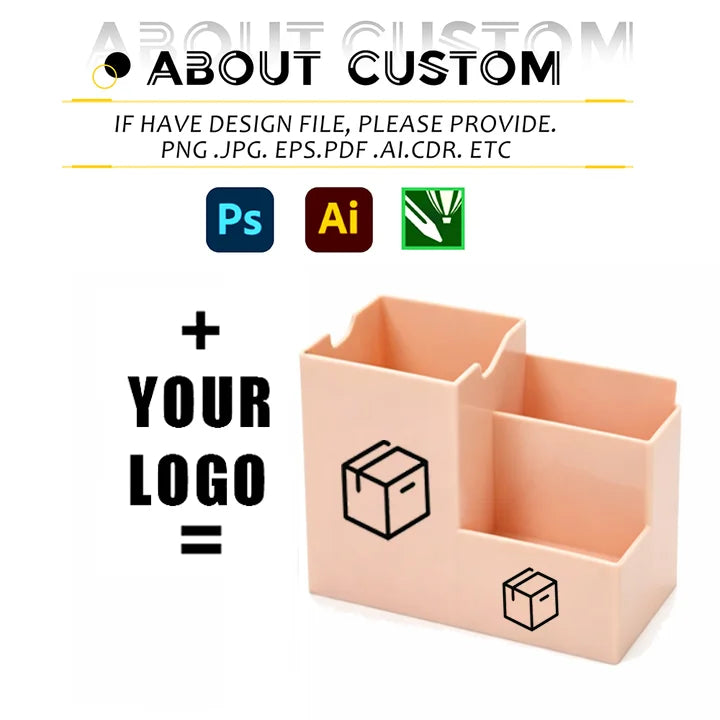 Custom Acrylic Pen Holder with Logo | Large Capacity, Pantone Colors, 100 MOQ
