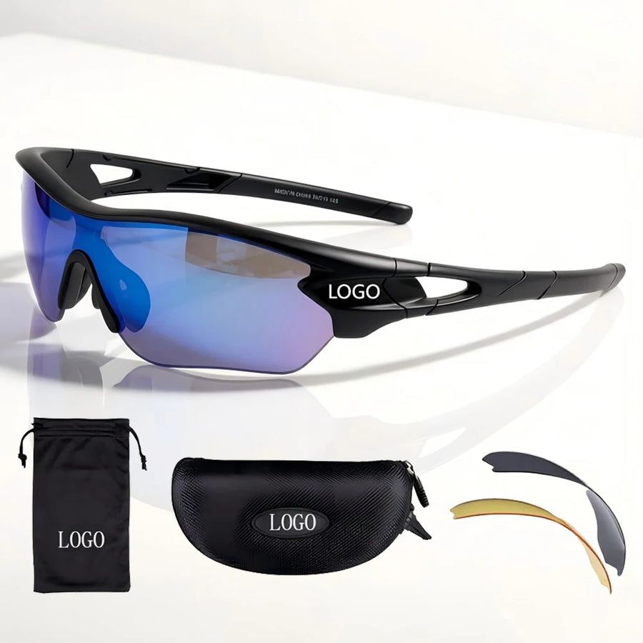 Custom Polarized Sports Sunglasses with Logo | MOQ 300 pcs