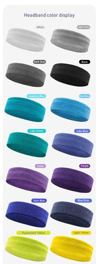 5.5cm Wide Spandex Yoga Headband with Custom Print | Sweat Absorption for Workout