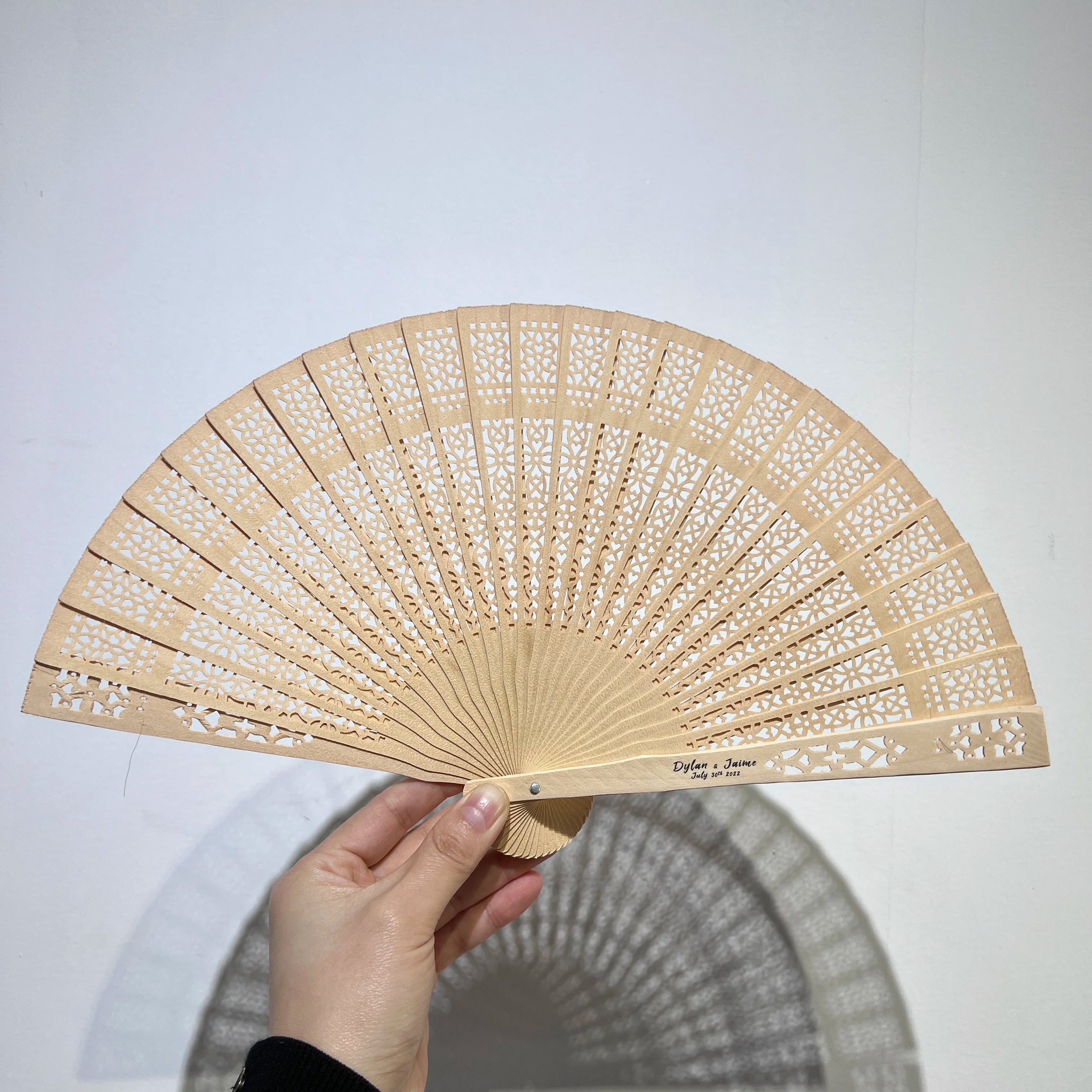 Custom Bamboo Wedding Hand Fans | Eco-Friendly Souvenir | Bulk Wedding Favors