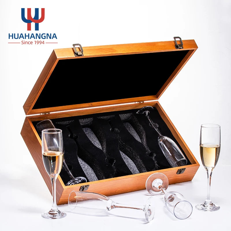 Custom Crystal Champagne Flutes | 100 MOQ for Wedding & Event Toasting