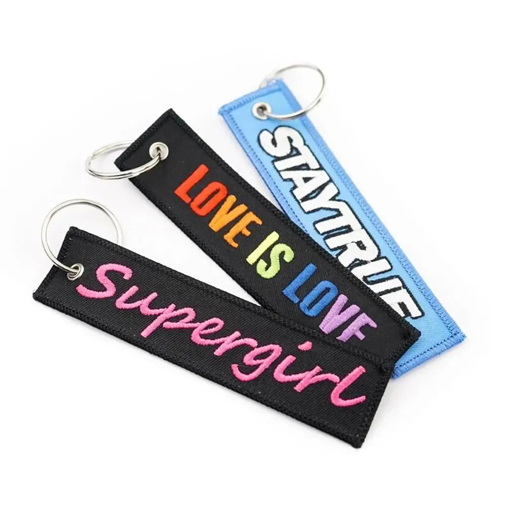 Custom Woven Keychains | UV Printed Promotional Keyrings