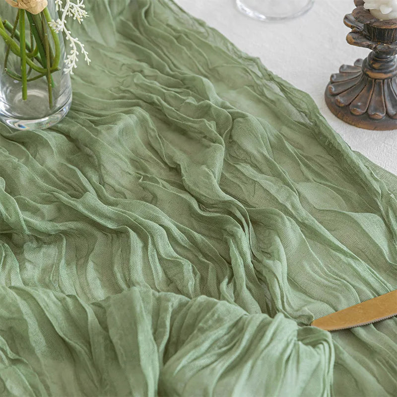 Cheesecloth Table Runners | OEKO-TEX | MOQ 1 | Luxury