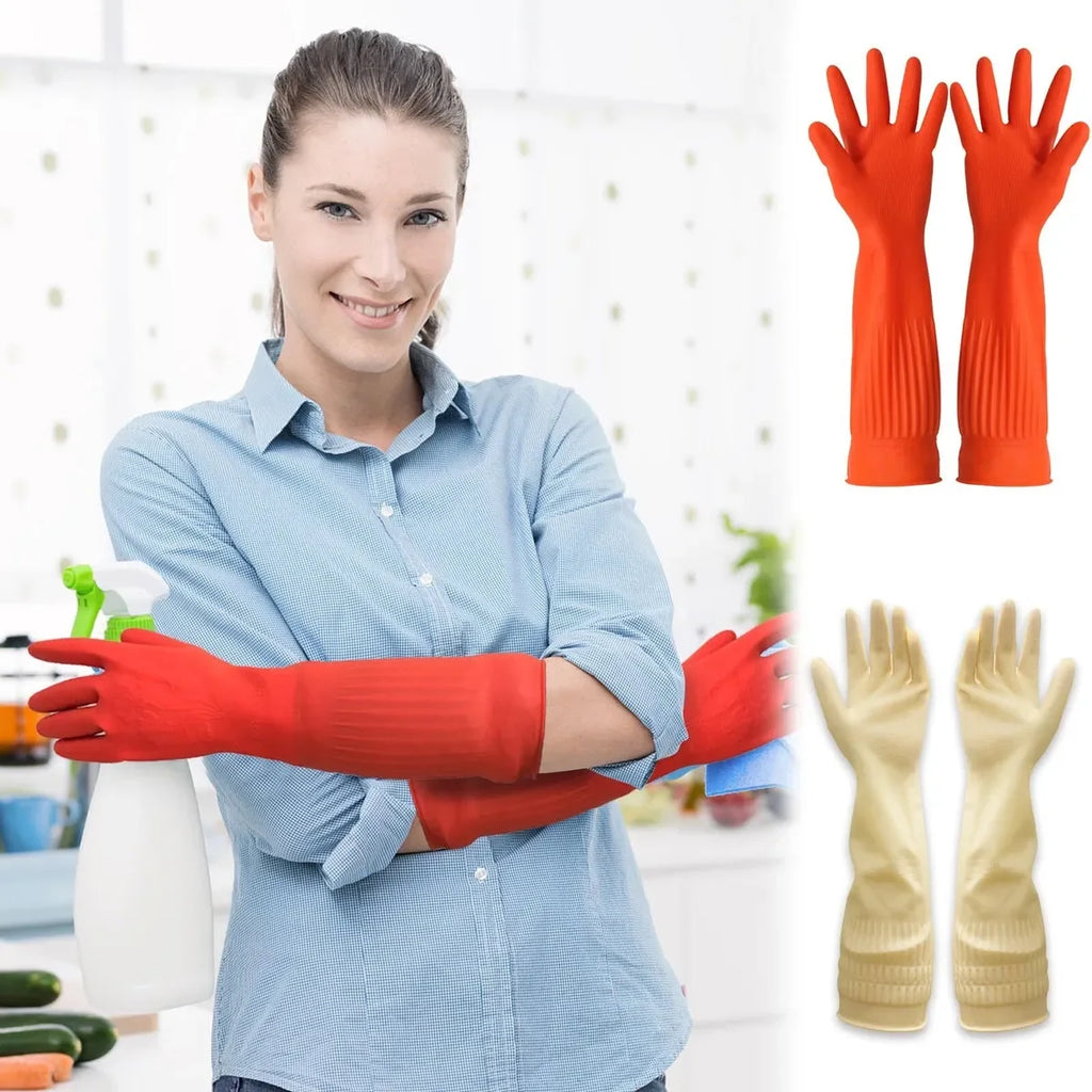 Custom 45cm Latex Gloves | ISO/BSCI | 10-Day Lead Time