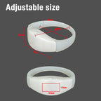 Custom Sound Activated LED Silicone Wristbands | 100 MOQ CE ROHS Certified