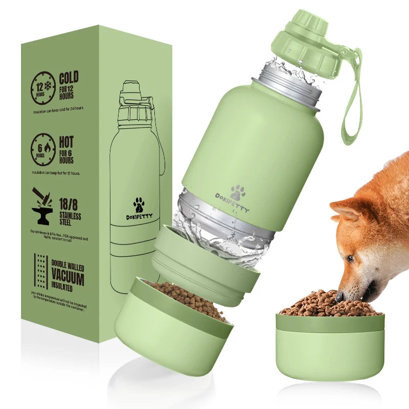 Custom Stainless Steel Pet Bottle | 32oz 3-in-1 | 600 MOQ | Free Sample