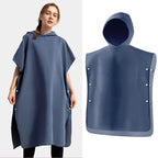 Custom Synthetic Anti-Odor Beach Changing Robe Poncho