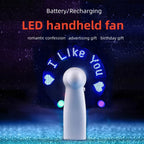 Custom LED Handheld Fan with Logo | Bulk 100 Pcs