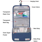 Custom Hanging Toiletry Bag — 500 MOQ, 35-Day Lead Time