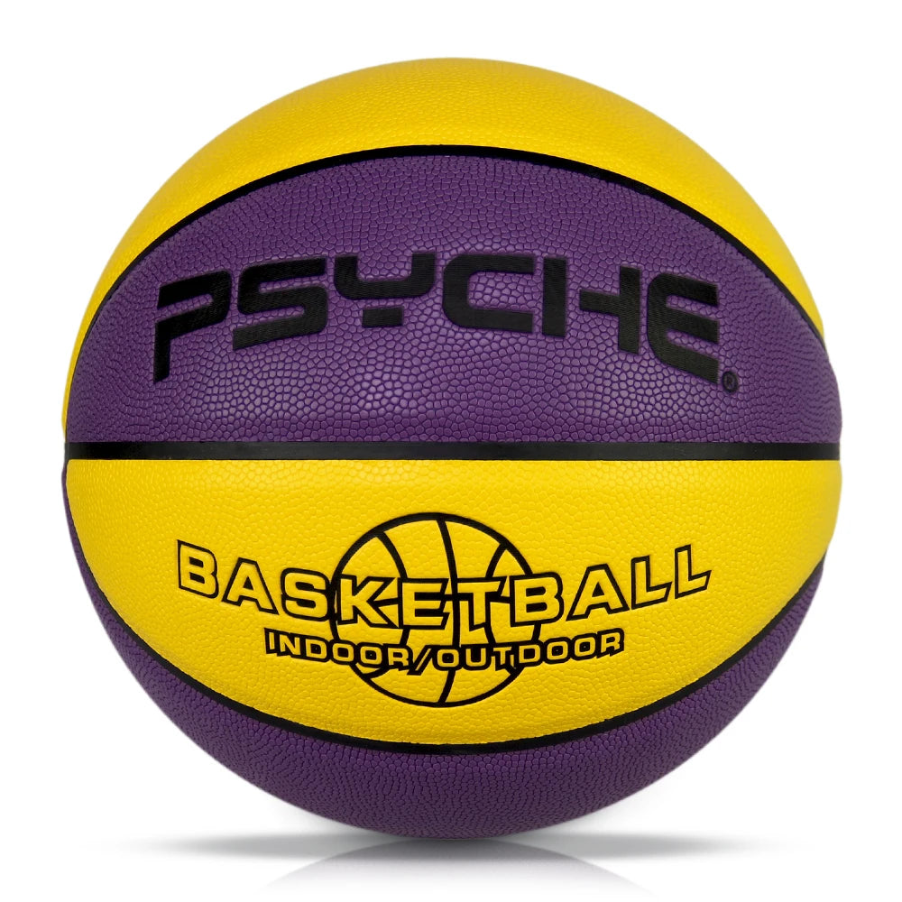 Custom PU Leather Basketballs: 50 MOQ, 7-Day Lead, 600-650g | Size 7 Indoor/Outdoor Team Balls