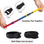 Custom nylon cable ties with adhesive backing for employee kits & conferences. 1,000 MOQ, 7-day samples, screen printing