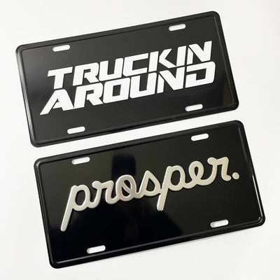 Custom Metal License Plate | Personalized Aluminum Car Tag MOQ 1