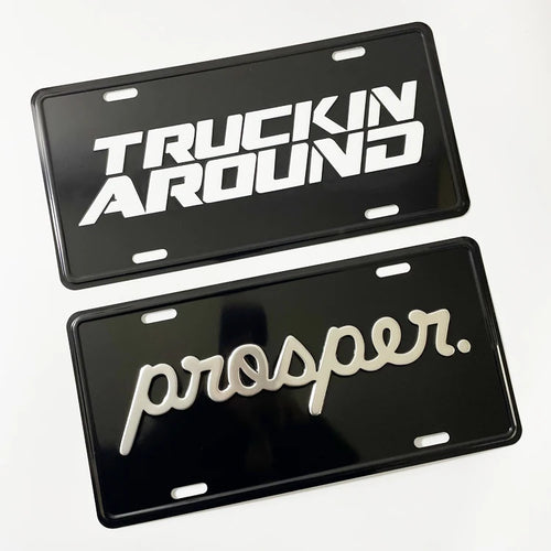 Custom Metal License Plate | Personalized Aluminum Car Tag MOQ 1