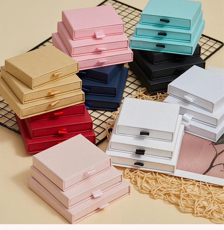 Custom Jewelry Drawer Box Wholesale | Velvet Lining 100 MOQ Bulk Orders