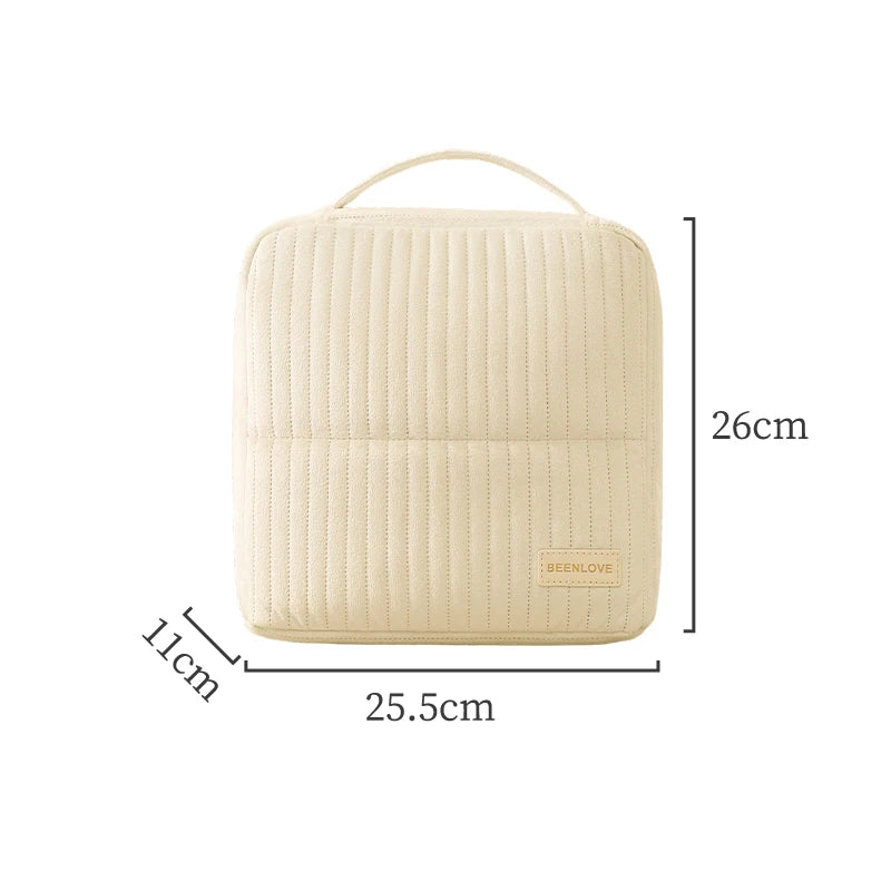 Custom Velvet Cosmetic Bags with Logo — Zipper Closure, Embroidery & Woven Labels