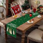 Christmas Linen Runners | Custom Printed | 7-Day Lead Time